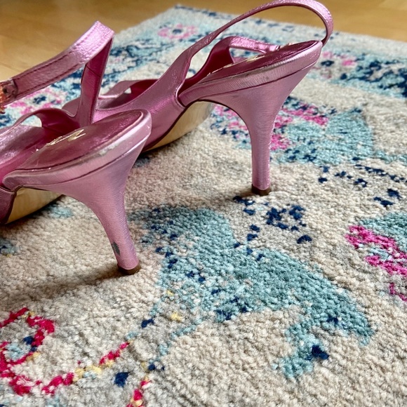 Pink vintage kitten heels Nina Ricci heels! - Picture 7 of 7